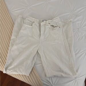 Zara Men's Cream Corduroy Pants